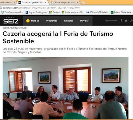 En este momento estás viendo La ACEC ocupa la vicepresidencia del Foro de Turismo Sostenible del Parque