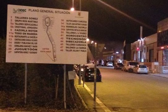Lee más sobre el artículo Instalación de nuevo plano general de situación en el P. Industrial