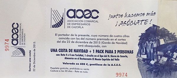 Lee más sobre el artículo La ACEC sortea una cesta de Navidad